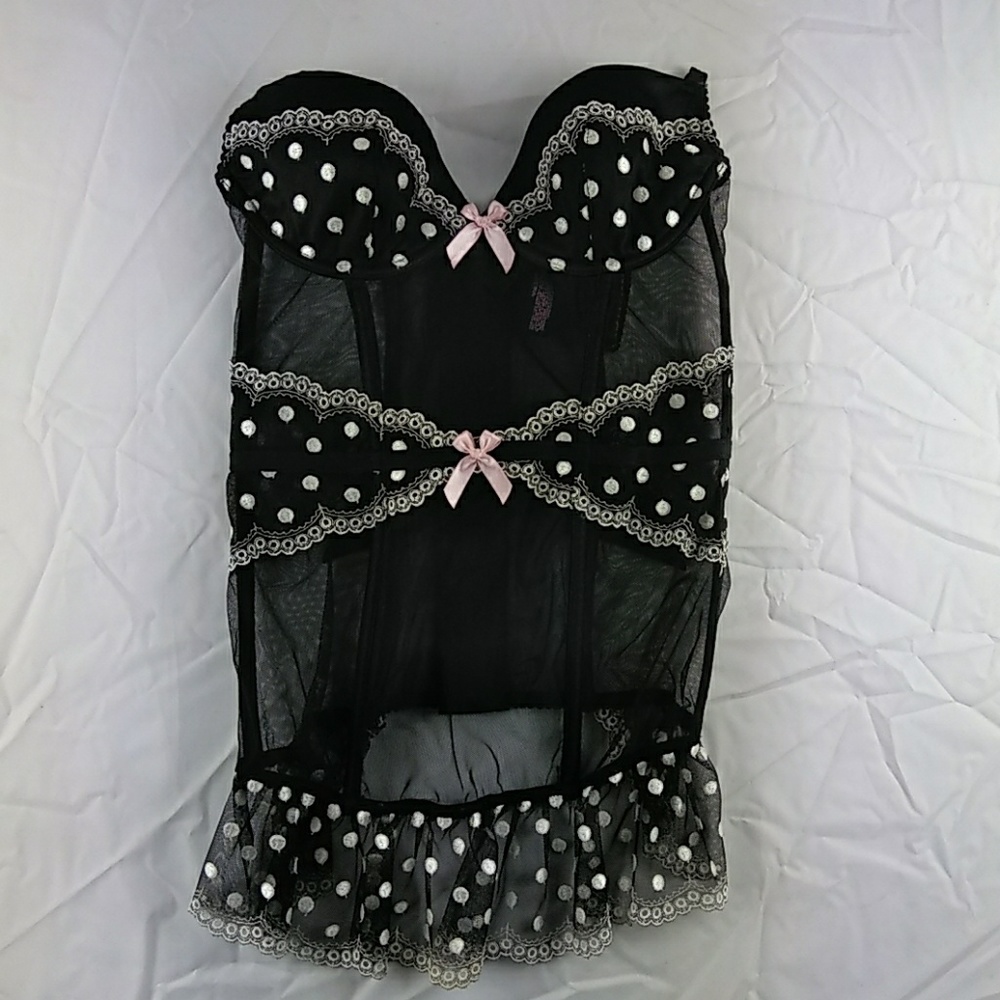 VICTORIA'S SECRET Sexy See Through Corset Bra 34B